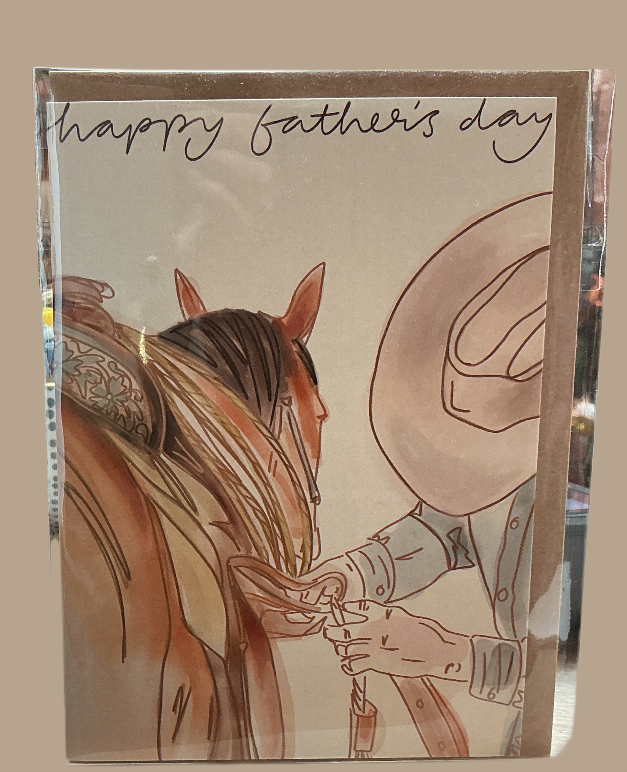 Saddle Up Cowboy Western Father's Day Card